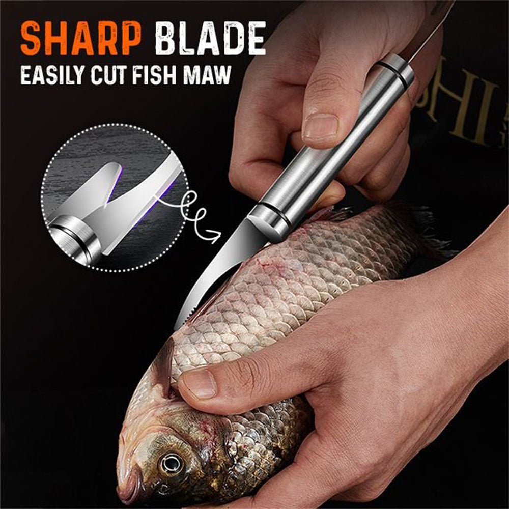 Multifunctional Stainless Steel Shrimp Remover Shrimp Line Fish Maw Knife Fish Cutter Scissories Fish Scale Remover Kitchen Gadget Accessories Tools Creative Kitchen Tools