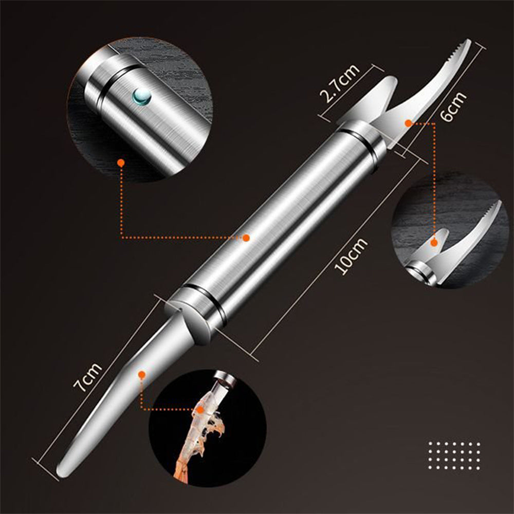 Multifunctional Stainless Steel Shrimp Remover Shrimp Line Fish Maw Knife Fish Cutter Scissories Fish Scale Remover Kitchen Gadget Accessories Tools Creative Kitchen Tools