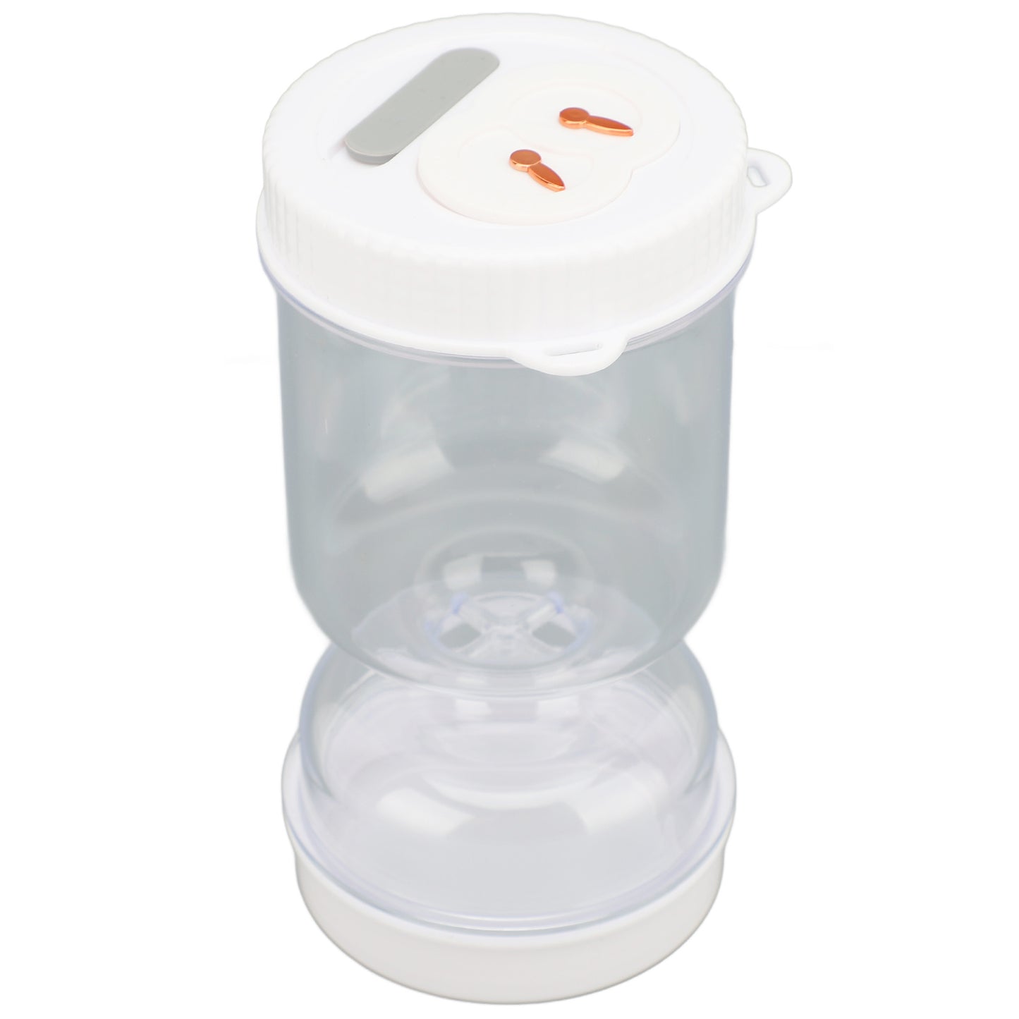 Pickle Jar 50oz Olive Hourglass Jar Leakproof Pickle Juice Separator Jar Pickle Flip Jar for Gherkin Jalapeno Dry Wet Separation
