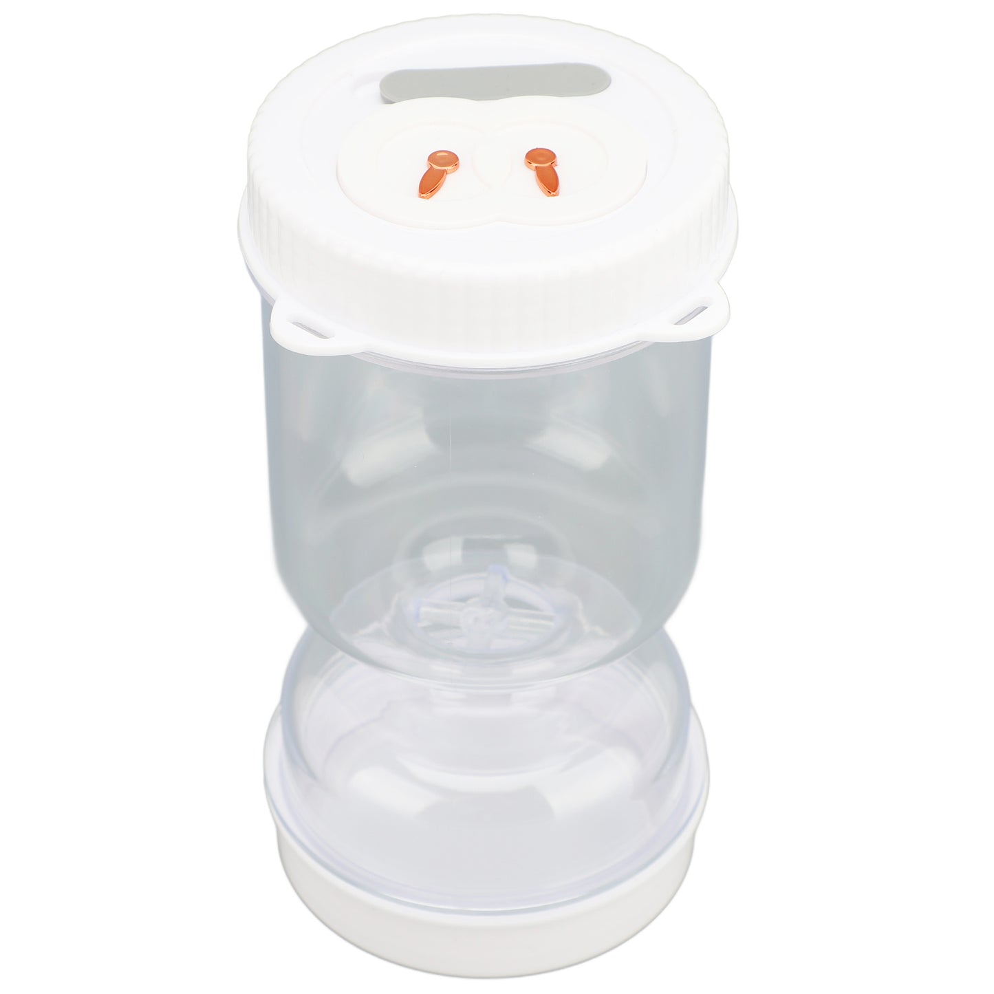 Pickle Jar 50oz Olive Hourglass Jar Leakproof Pickle Juice Separator Jar Pickle Flip Jar for Gherkin Jalapeno Dry Wet Separation