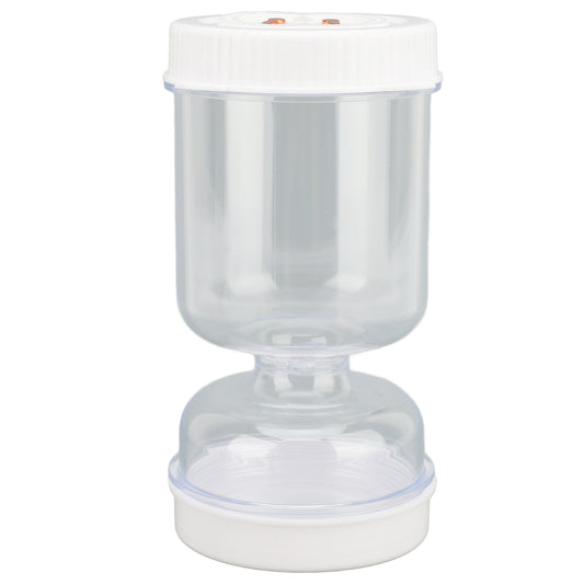 Pickle Jar 50oz Olive Hourglass Jar Leakproof Pickle Juice Separator Jar Pickle Flip Jar for Gherkin Jalapeno Dry Wet Separation